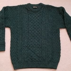 Orvis fisherman wool sweater
